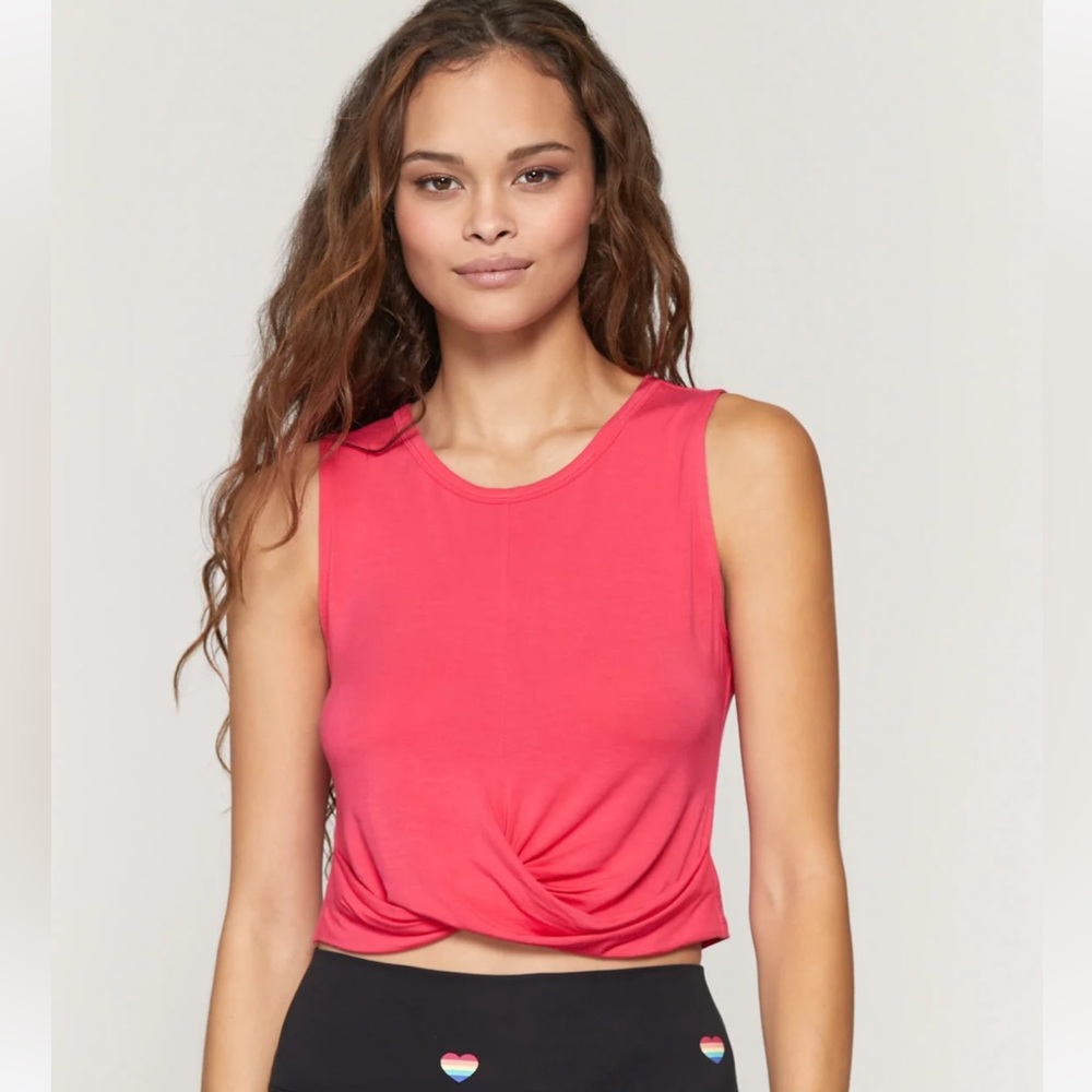 Spiritual Gangster Muse Twist Front Tank